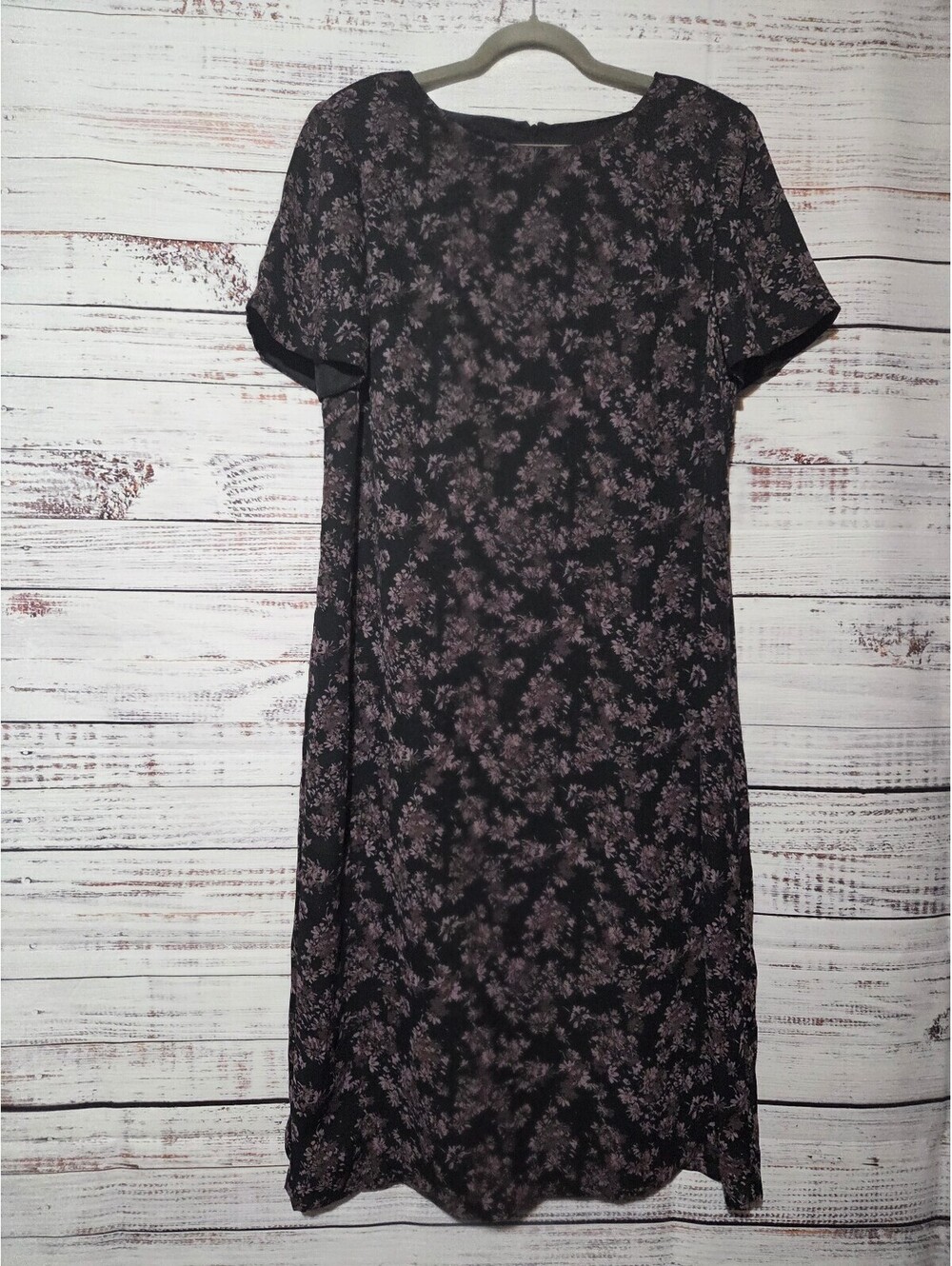 Talbots Women's Floral Print Short Sleeve Midi Dress Size 14W